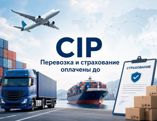 Условия поставки CIP Инкотермс 2020 при перевозке застрахованных грузов из Китая в Россию