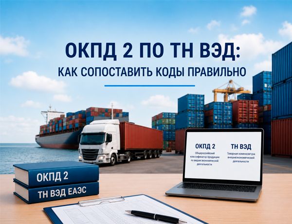 ОКПД 2 по ТН ВЭД — сопоставление кодов для товаров и внешнеэкономической деятельности