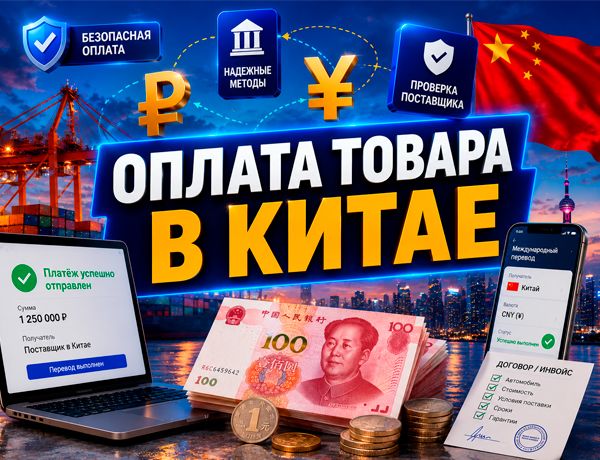 Оплата товара в Китае в юанях — безопасный перевод поставщику через компанию «ЛАЗУРИТ»