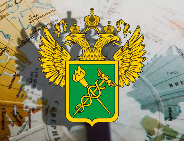 схема этапов таможенного оформления с логотипом «ЛАЗУРИТ»: консультация → документы → декларация → выпуск товара,
