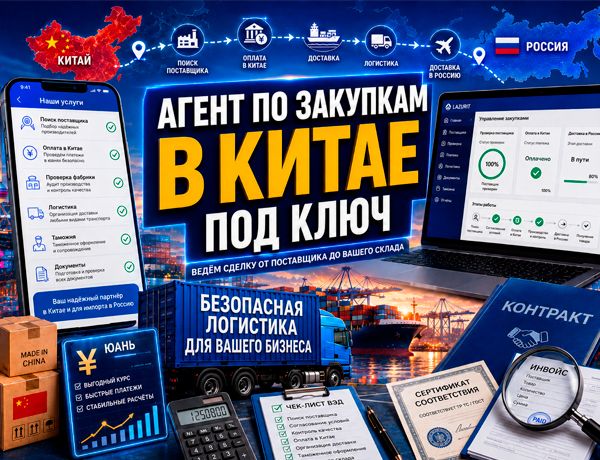 Агент по закупкам в Китае — поиск поставщика, оплата в юанях, доставка и таможенное оформление с компанией «ЛАЗУРИТ»