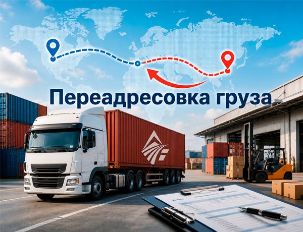 Переадресовка груза — изменение маршрута контейнерной перевозки транспортно-логистической компанией «ЛАЗУРИТ».