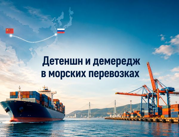 Детеншн и демередж при морских контейнерных перевозках из Китая во Владивосток и порт Восточный