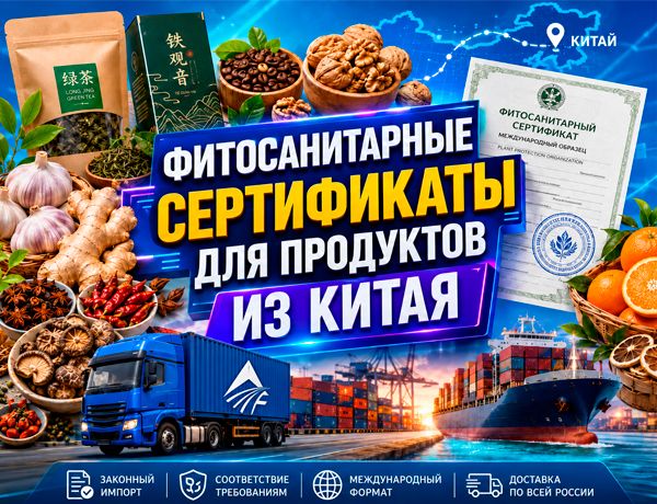 Фитосанитарные сертификаты для продуктов из Китая — оформление, коды ТН ВЭД, пошлины и НДС