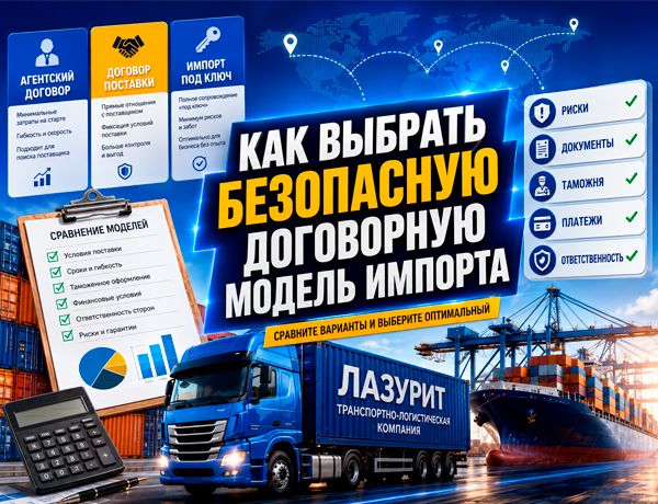 Как выбрать безопасную договорную модель импорта из Китая — агентский договор, договор поставки или импорт под ключ