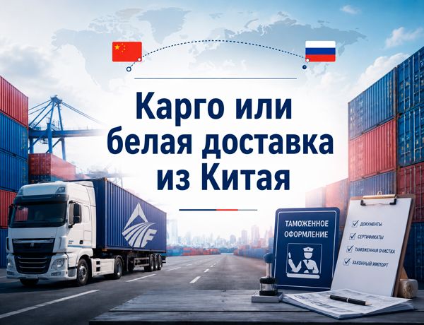 Карго или белая доставка из Китая — международная перевозка и таможенное оформление грузов компанией «ЛАЗУРИТ»