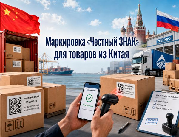 Маркировка «Честный ЗНАК» для товаров из Китая и таможенное оформление груза