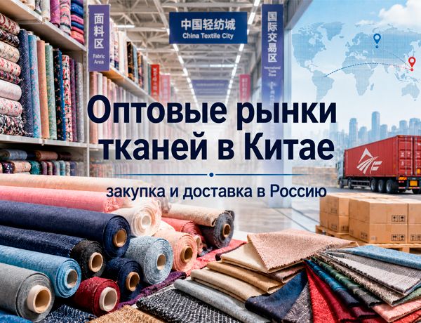 Оптовые рынки тканей в Китае — закупка и доставка текстиля в Россию
