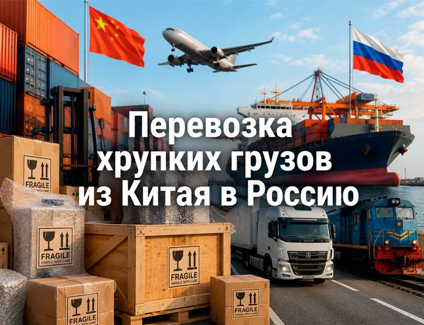 Перевозка хрупких грузов из Китая в Россию морским, железнодорожным и автомобильным транспортом