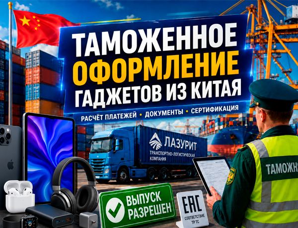 Таможенное оформление гаджетов из Китая — расчёт платежей, сертификация и документы