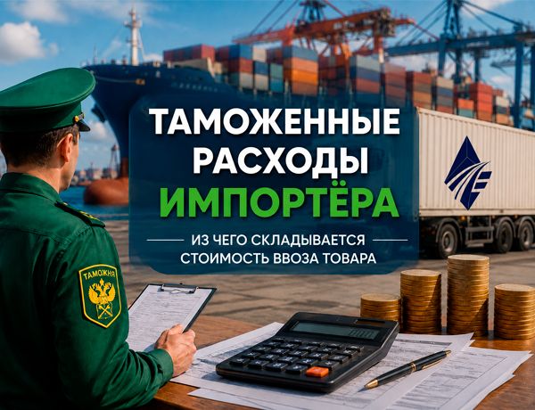 Таможенные расходы импортёра — расчёт пошлины, НДС и затрат на оформление грузов с компанией «ЛАЗУРИТ»