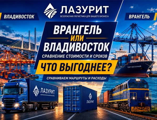 Терминал Врангель или Владивосток — сравнение стоимости и сроков контейнерной доставки из Китая