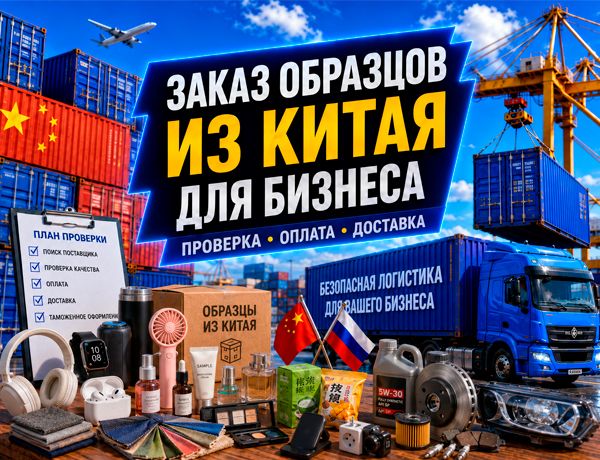 Заказ образцов товаров из Китая для бизнеса с проверкой качества, доставкой и таможенным оформлением