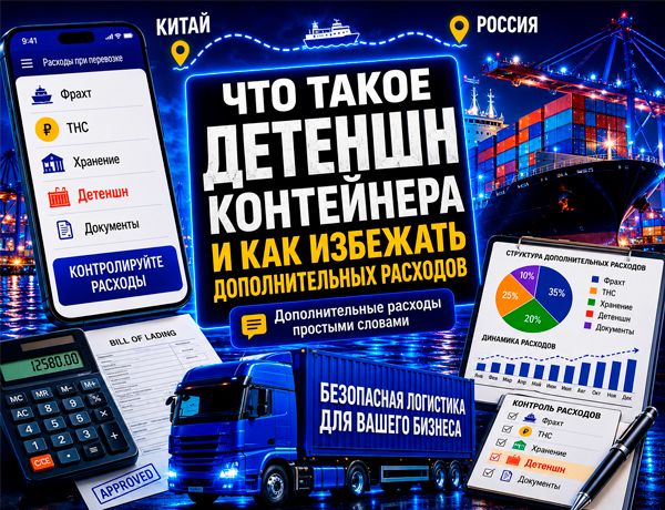 Что такое детеншн контейнера и как избежать дополнительных расходов при перевозке грузов из Китая