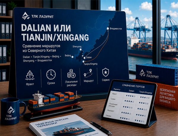 Dalian или Tianjin/Xingang — сравнение портов Северного Китая для контейнерной доставки в Россию с ТЛК ЛАЗУРИТ