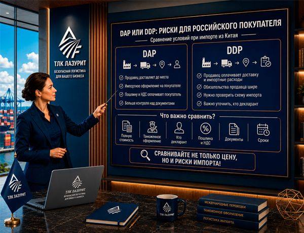 DAP или DDP при импорте из Китая — риски для российского покупателя и сравнение условий поставки