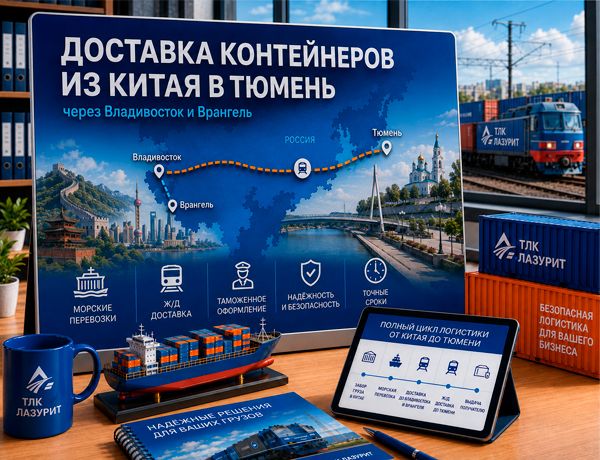 Доставка контейнеров из Китая в Тюмень через Владивосток и Врангель — ТЛК ЛАЗУРИТ