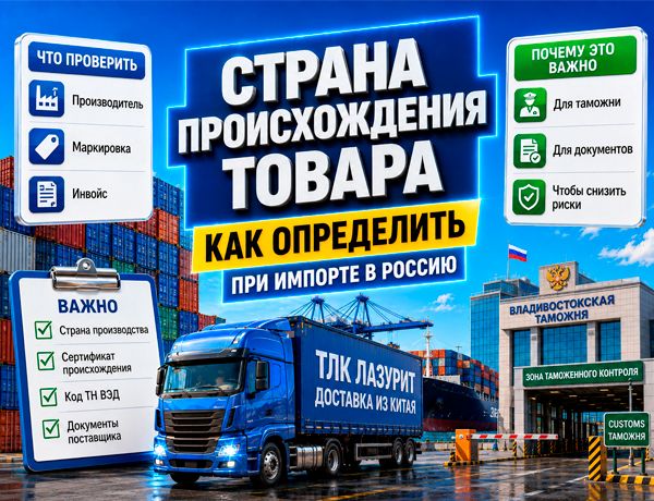 Как определить страну происхождения товара при импорте из Китая для таможенного оформления