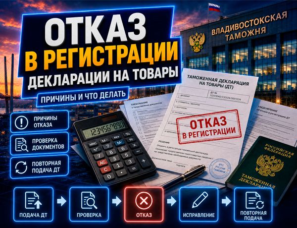 Отказ в регистрации декларации на товары — причины отказа таможни, проверка документов и повторная подача ДТ