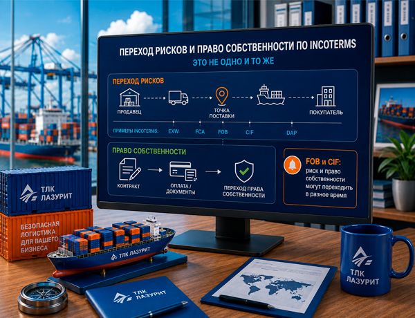 Переход рисков и право собственности по Incoterms при импорте из Китая — ТЛК ЛАЗУРИТ