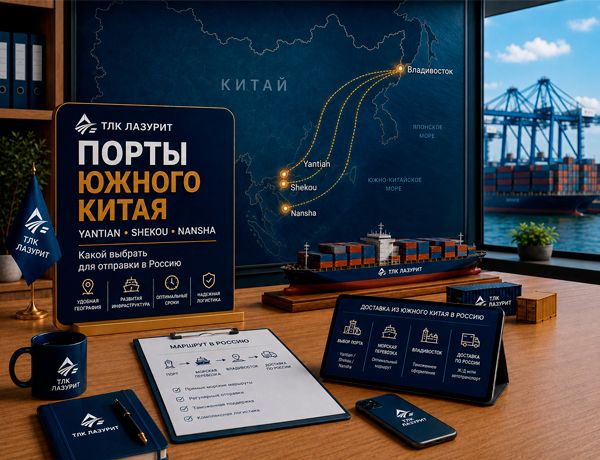 Порты Южного Китая Yantian, Shekou и Nansha для доставки контейнеров в Россию — ТЛК ЛАЗУРИТ