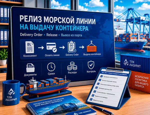 Релиз морской линии на выдачу контейнера — Delivery Order и вывоз из порта | ТЛК ЛАЗУРИТ