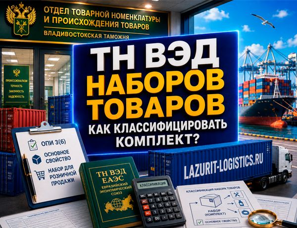 ТН ВЭД наборов товаров — классификация комплектов по ОПИ 3 ТН ВЭД ЕАЭС