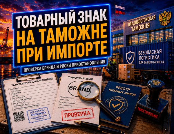 Товарный знак на таможне при импорте из Китая — проверка бренда и риски приостановления выпуска