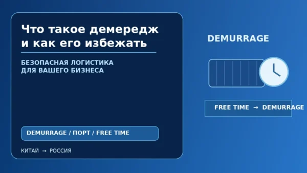 Демередж контейнера: нахождение в порту сверх free time и дополнительные расходы