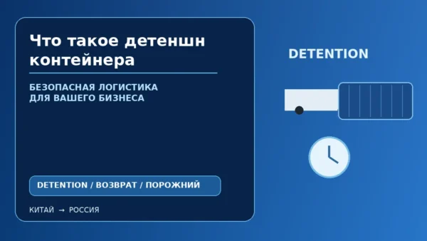 Детеншн контейнера: сроки возврата оборудования и дополнительные расходы