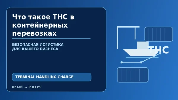 THC в контейнерных перевозках: терминальная обработка контейнера в порту