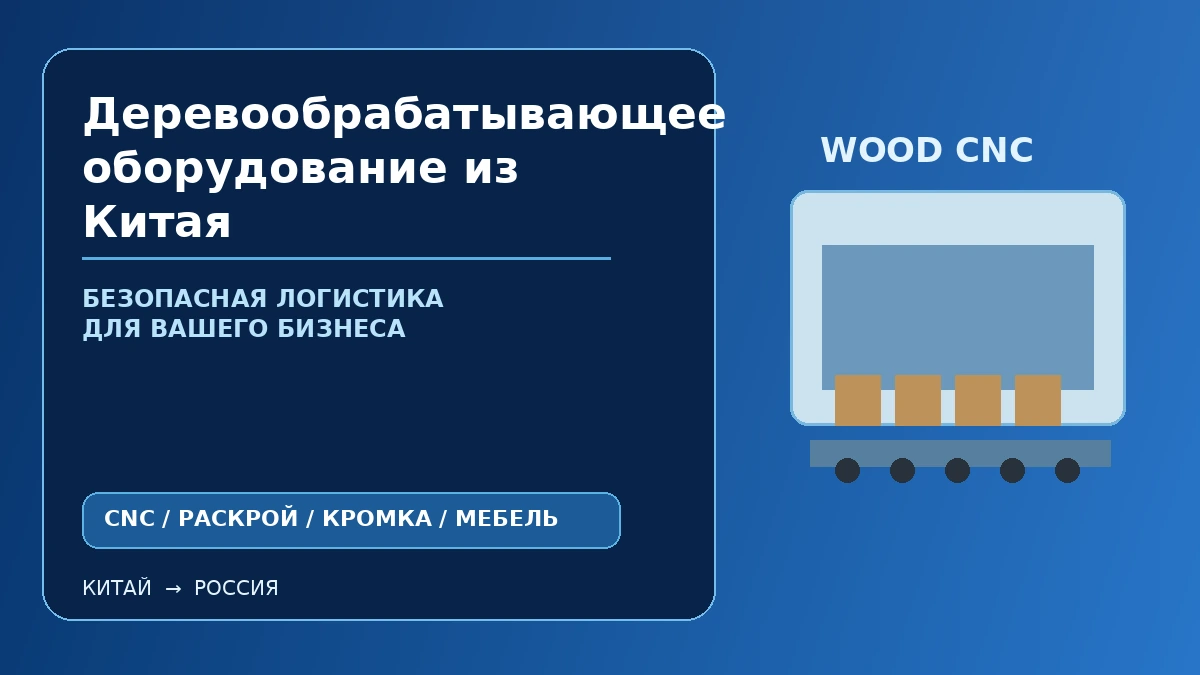 Деревообрабатывающее оборудование из Китая: CNC, раскрой, кромкооблицовка и мебельное производство