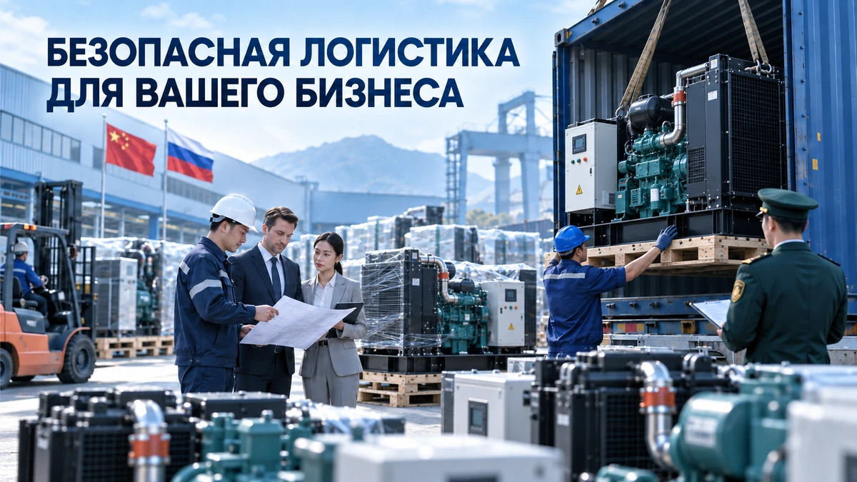 Дизельные генераторы из Китая: промышленная ДГУ, погрузка и контейнерная доставка
