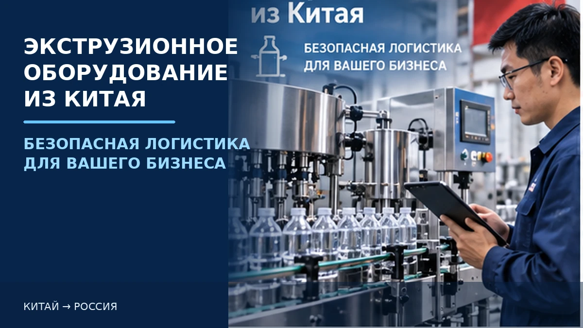 Экструзионное оборудование из Китая: производственная линия и безопасная доставка