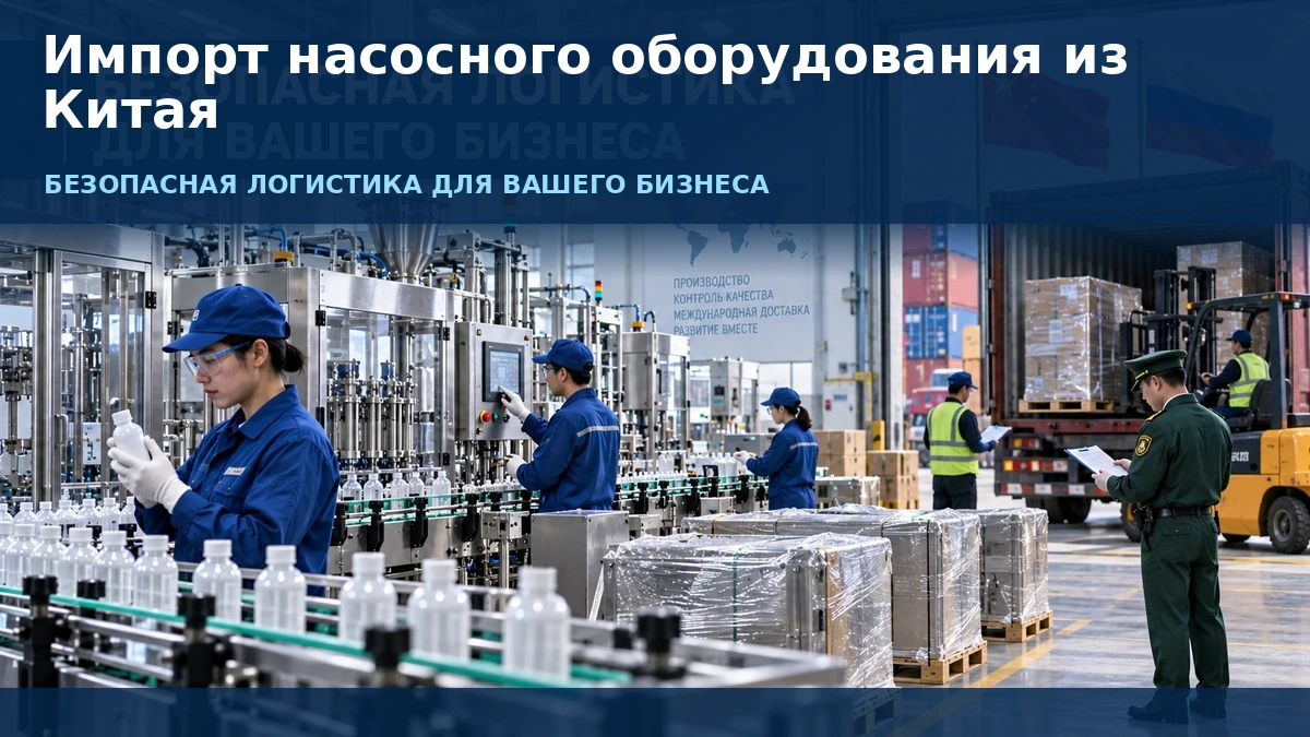 Импорт насосного оборудования из Китая: промышленные насосы, проверка и безопасная доставка