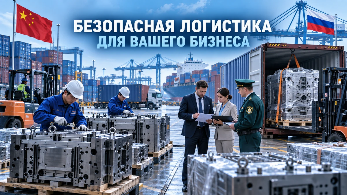 Безопасная логистика пресс-форм из Китая: тяжёлые формы, люди и таможенный контроль