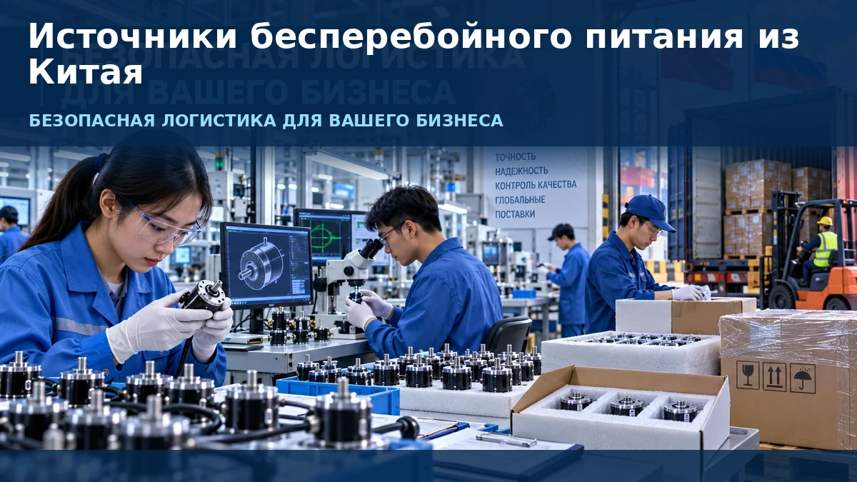 Источники бесперебойного питания из Китая: электрооборудование, контроль и безопасная поставка