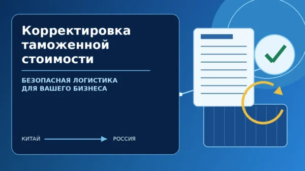 Корректировка таможенной стоимости — безопасная логистика и таможенное сопровождение
