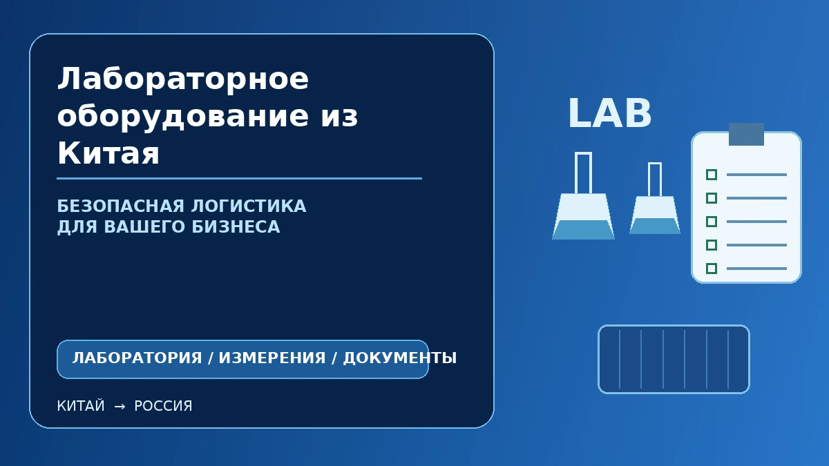 Лабораторное оборудование из Китая: приборы, измерительные системы и официальный импорт