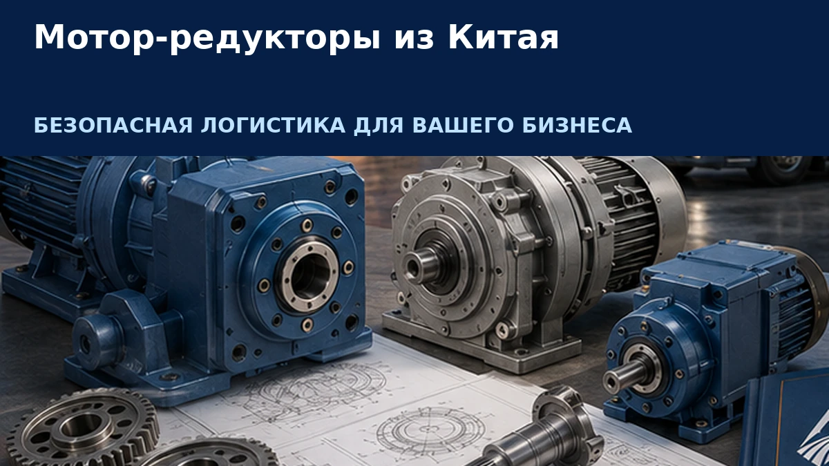Мотор-редукторы из Китая: промышленные приводы, редукторы и доставка