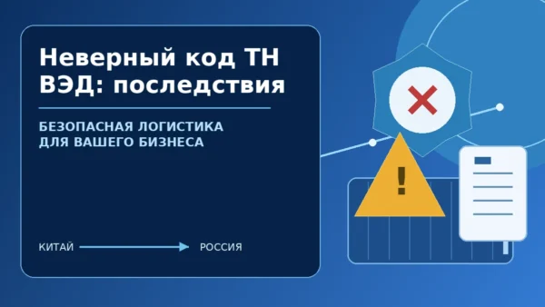 Неверный код ТН ВЭД: риски, задержка выпуска и доначисление платежей