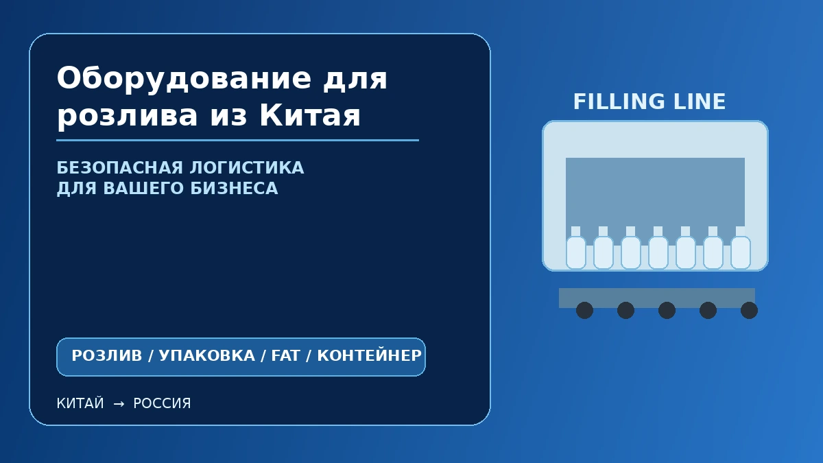 Оборудование для розлива из Китая: линия наполнения бутылок и промышленная поставка