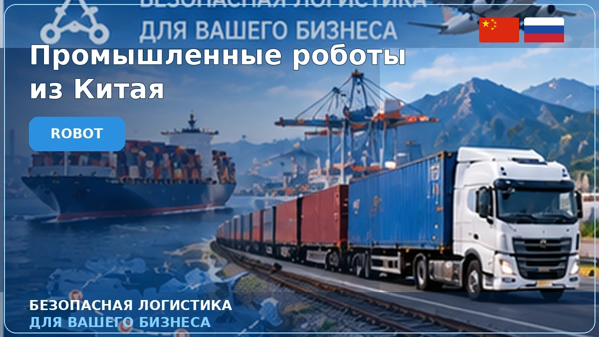 Промышленные роботы из Китая: автоматизация, поставка и безопасная логистика