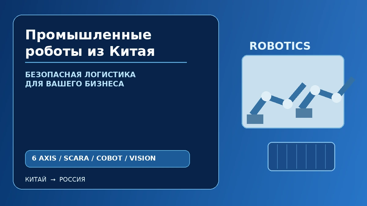 Промышленные роботы из Китая: шестиосевые манипуляторы, SCARA и коботы