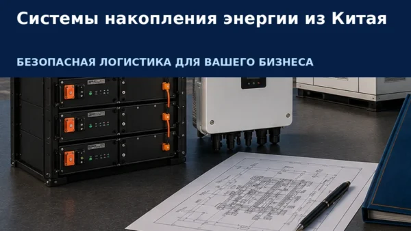 Системы накопления энергии из Китая: BESS, батарейные шкафы и доставка
