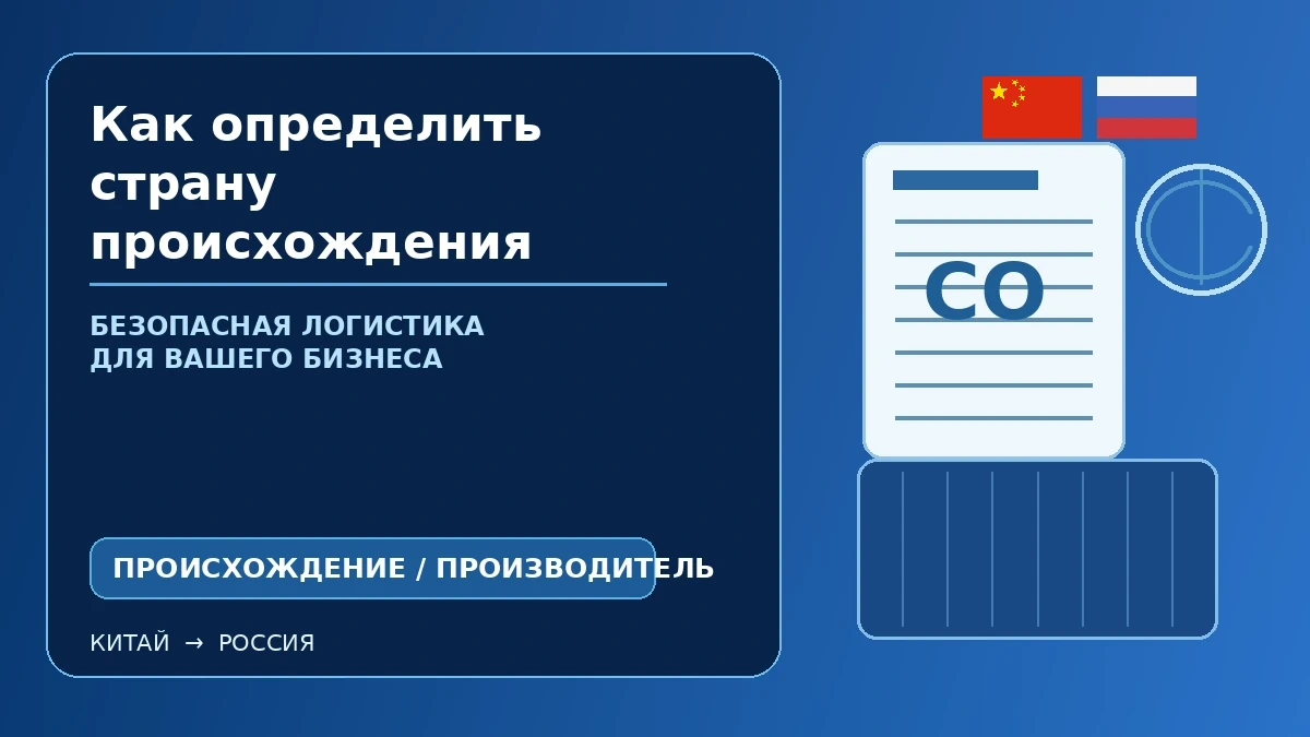 Как определить страну происхождения товара: производитель, документы и фактическое производство