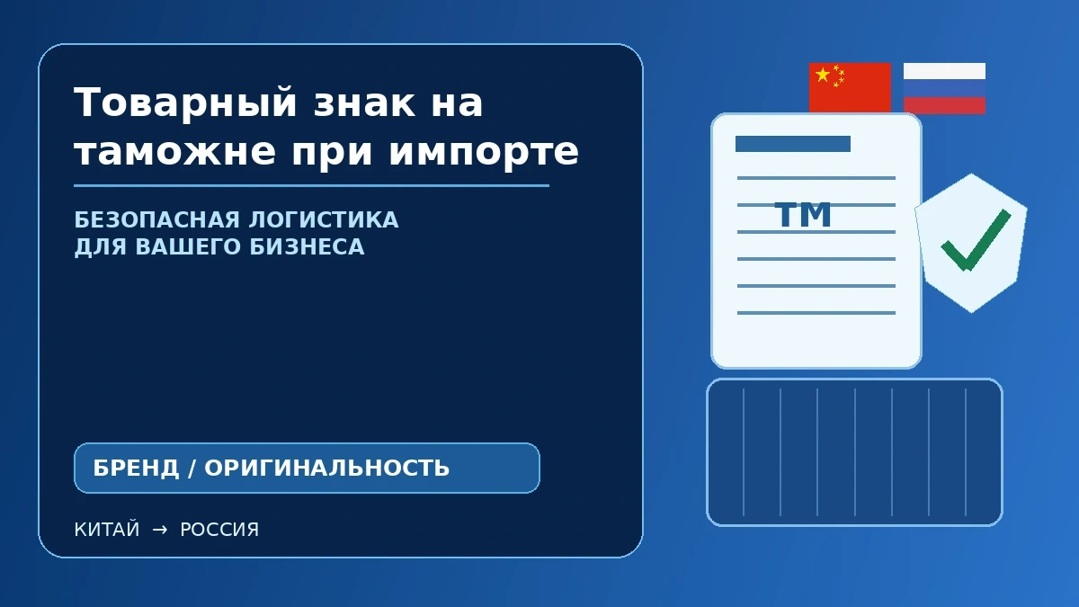 Товарный знак на таможне при импорте: проверка происхождения и брендированной продукции
