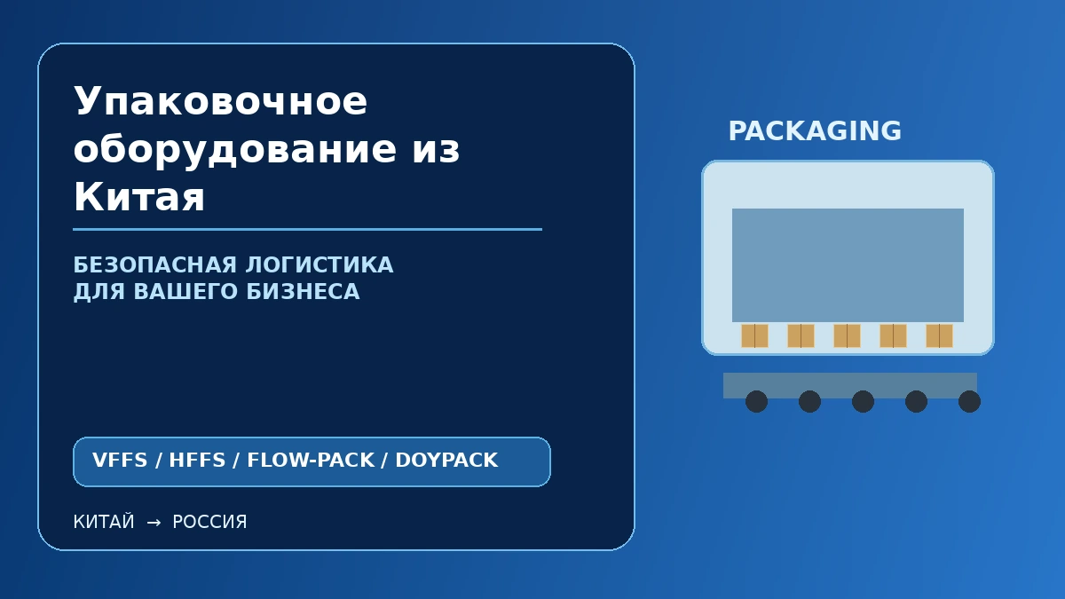 Упаковочное оборудование из Китая: производственная линия VFFS, HFFS и Flow-Pack